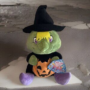 Kellytoy Sugar Loaf Toys Green Witch Halloween Stuffed Plush